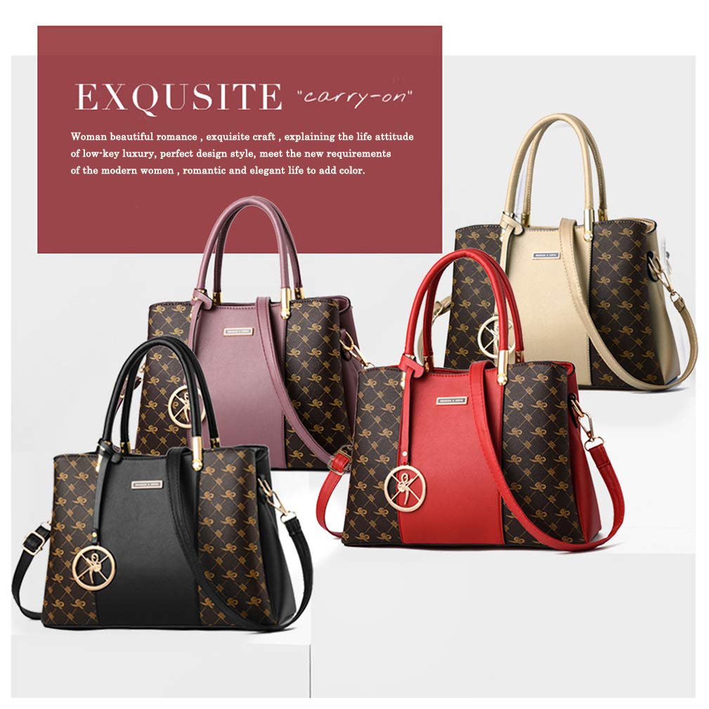 KURGOOL Women's Leather Handbags - Stylish Top Handle Satchel Shoulder Bag & Messenger Tote Purse for Ladies | Perfect for Work, Travel & Daily Use