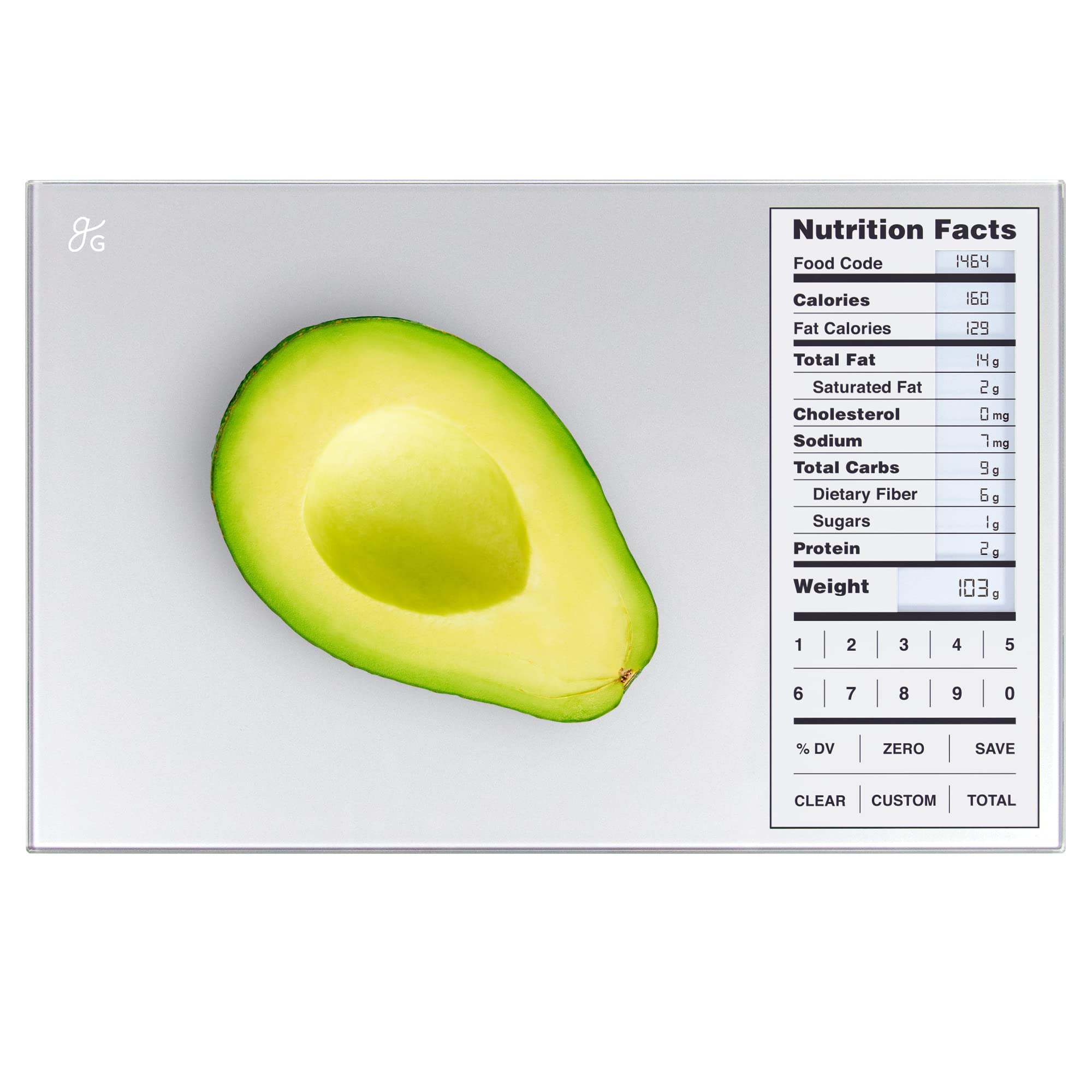 Greater Goods Digital Nutrition Food Scale - Accurate Kitchen Scale for Weighing Meals, Calculating Calories & Portion Control | Perfect for Meal Prep, Diet Tracking & Healthy Cooking | St. Louis Designed