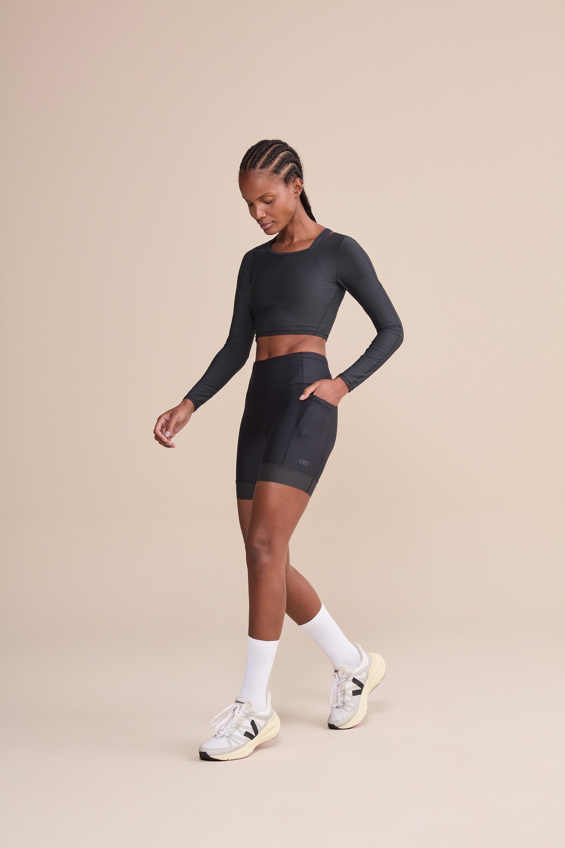Harmony Crop Long Sleeve Tops for Women - Soft Stretchy Yoga Shirts, Workout Tees & Casual Wear - Perfect for Yoga, Gym, Running & Everyday Outfits