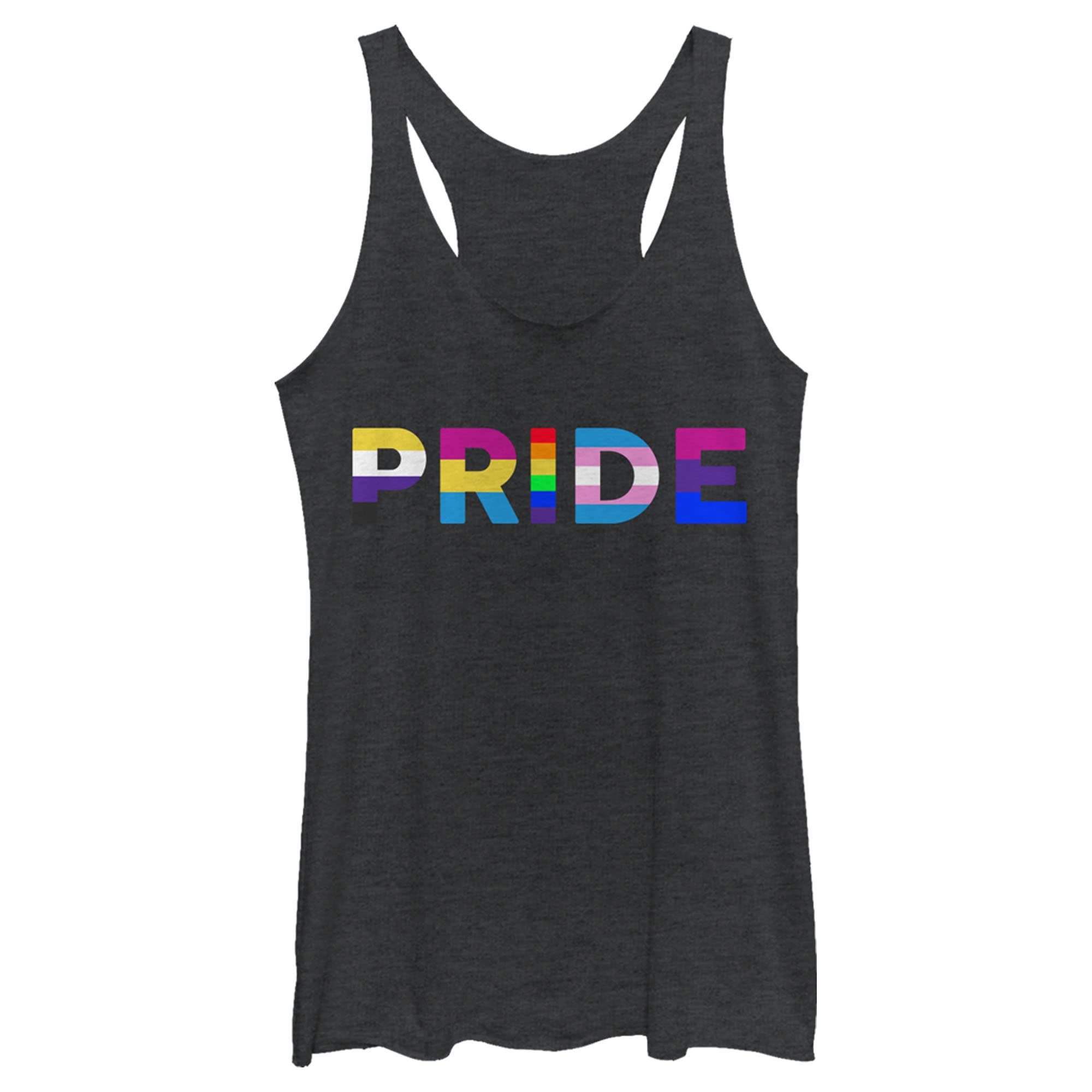 Pride Flag Racerback Tank Top for Women - LGBTQ+ Events & Festivals