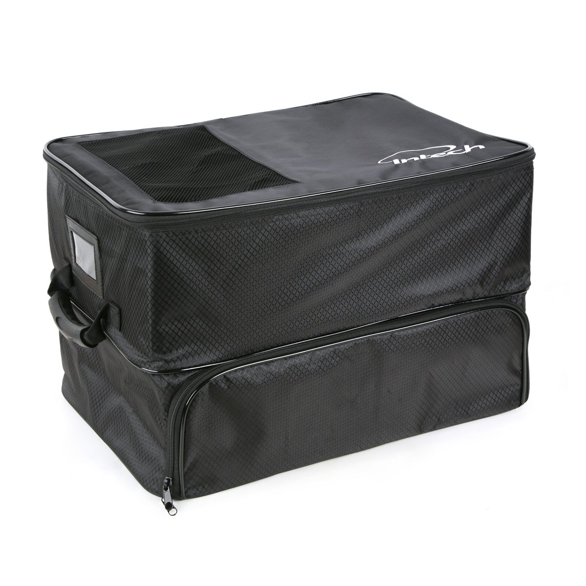 Intech Golf Trunk Organizer - Premium Car Storage Bag for Golf Clubs & Accessories | Perfect for SUV, Sedan & Truck Organization | Waterproof & Durable Travel Gear