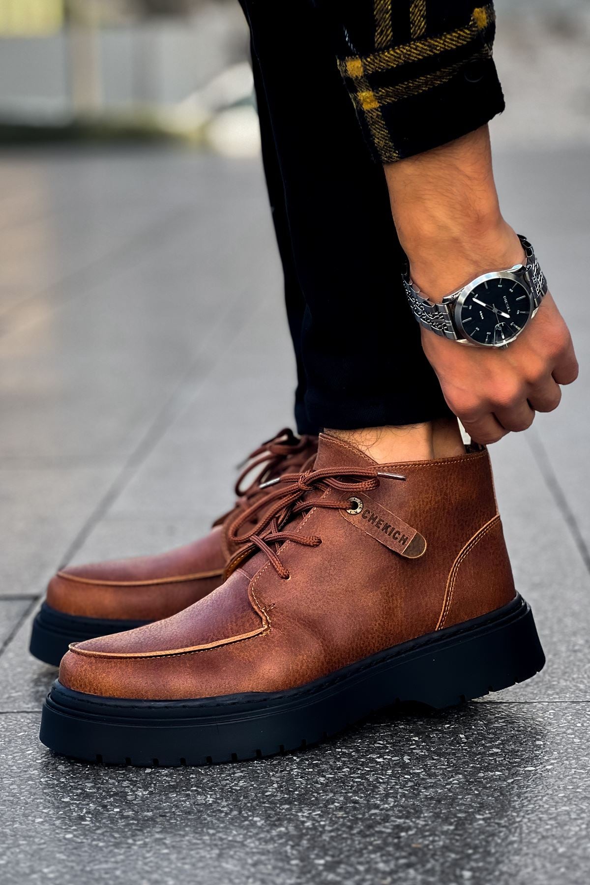CH213 CST Bryggen Men's Boot in TABA Color - Durable & Stylish Footwear for Outdoor Adventures, Hiking, and Casual Wear