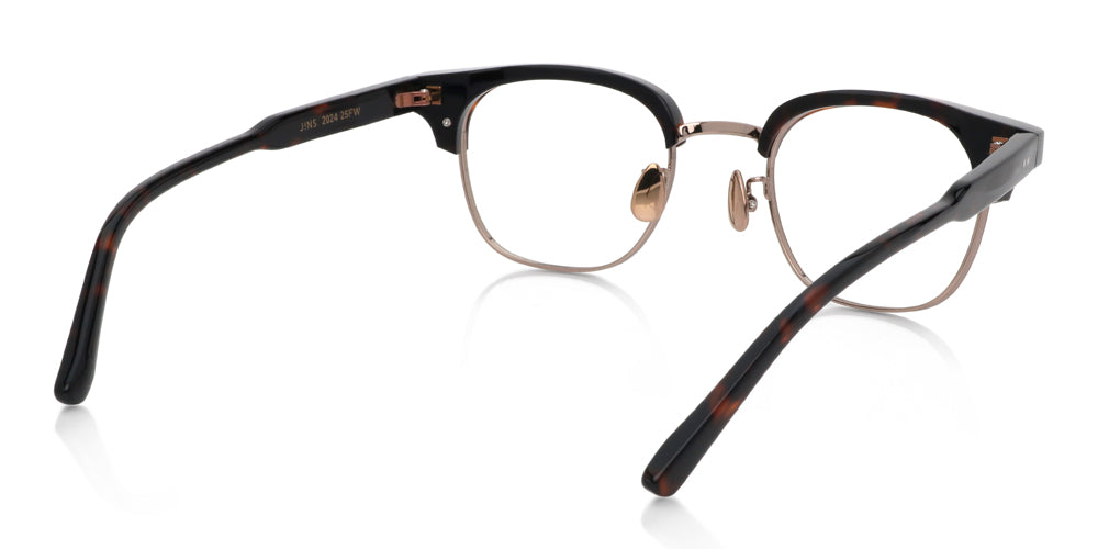 JINS TODAY 24-25 Fall Winter Collection Eyeglasses Frame Style 099 Color 286 - Trendy Eyewear for Work, Study & Fashion