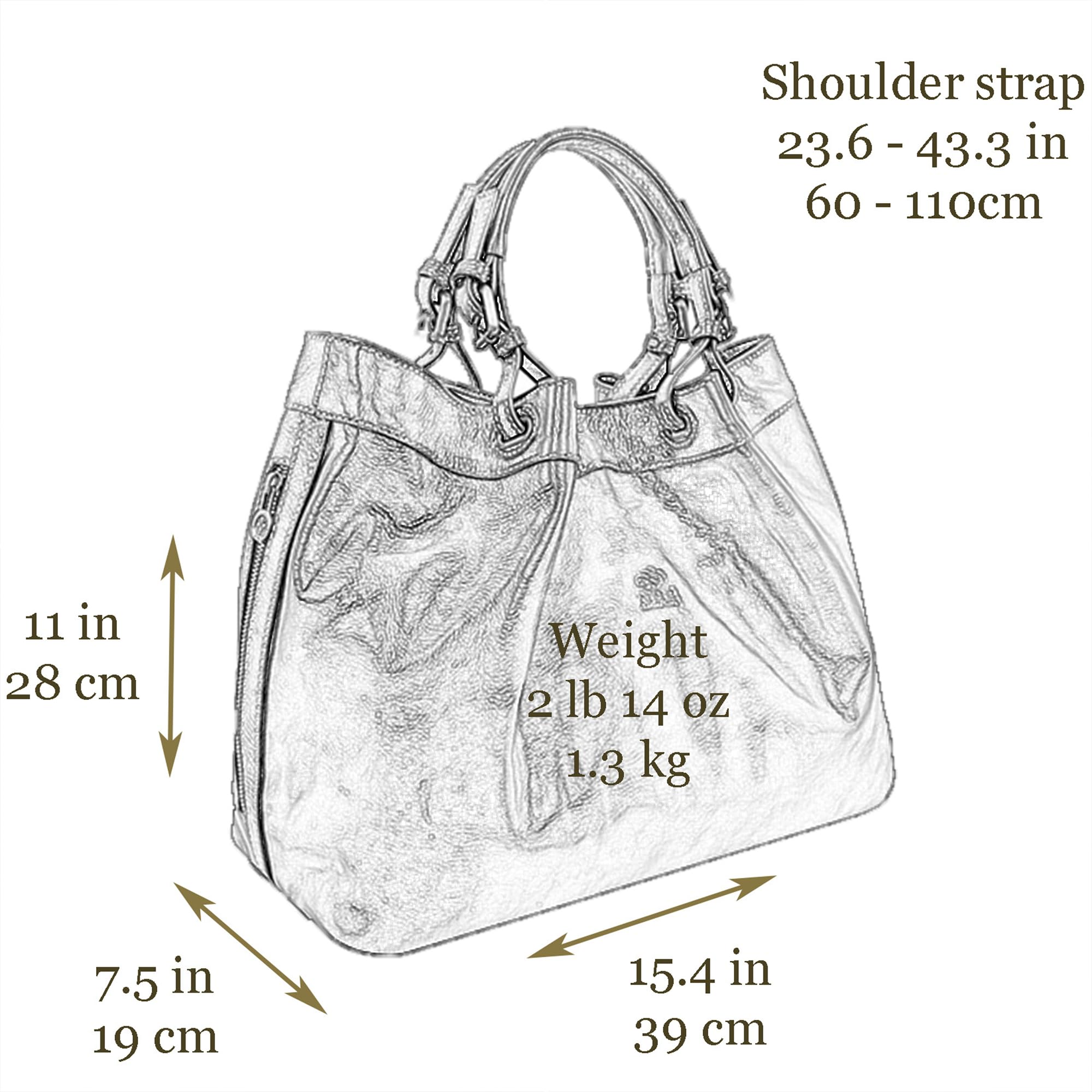 Premium Full-Grain Leather Handbag for Women - Durable Top Handle Purse with Timeless Design - Perfect for Work, Travel & Everyday Use