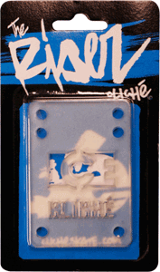 1/8 Inch Clear Skateboard Risers Pads - Shock Absorbing & Vibration Dampening - Set of 2 - Perfect for Street Skating & Longboard Protection