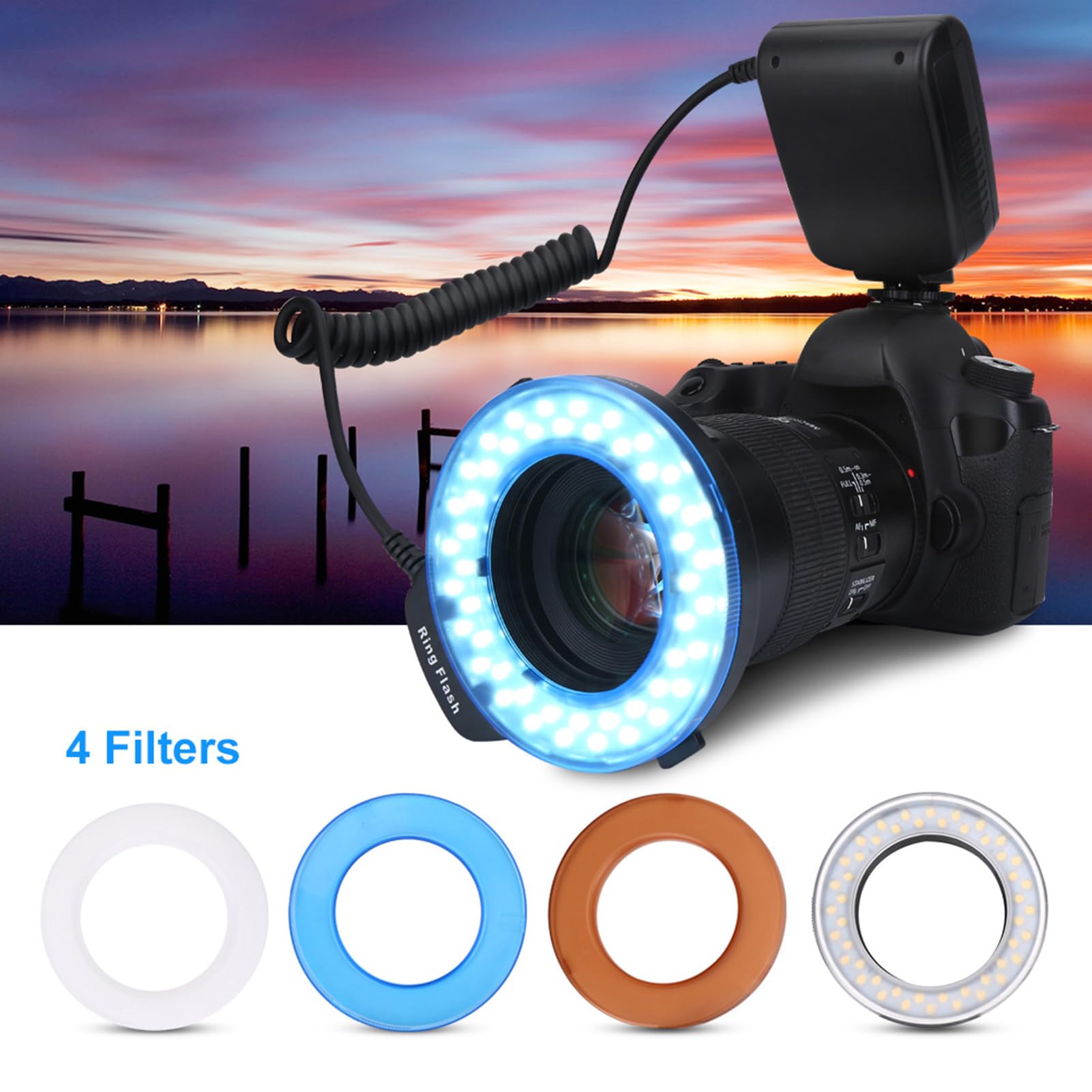 Yoidesu Portable LED Video Light for DSLR Camera, Camcorder & Vlogging - 5600K Daylight Balanced Fill Light with Adjustable Brightness | Perfect for YouTube Videos, Photography, Live Streaming & Indoor Shooting
