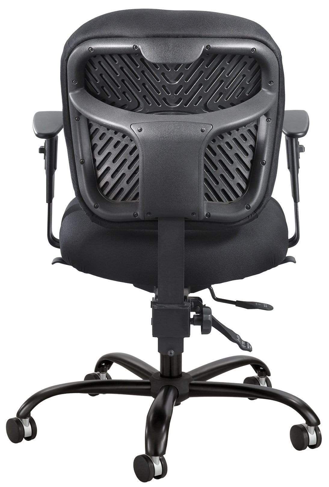 Safco Alday 24-Hour Ergonomic Office Chair [3391BL] - Comfortable Mesh Back & Adjustable Height for Long Work Hours, Home Office & Gaming Setup