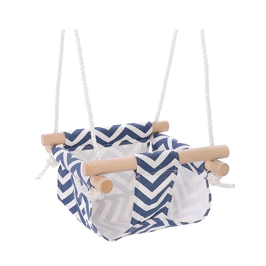 NYKK Kids Swing Seat - Indoor & Outdoor Baby Swing Chair with Soft Cloth Pocket for Toddlers & Infants - Playground Swing Set for Backyard, Park, and Home Use