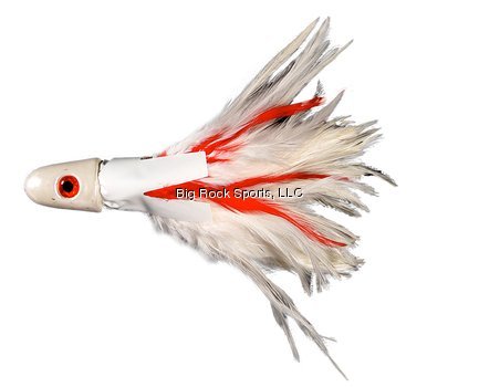Premium No-Alibi F12 Trolling Feather Lure - 1pc for Mahi Mahi, Tuna & Kingfish - Saltwater Fishing Bait for Offshore & Deep Sea Angling