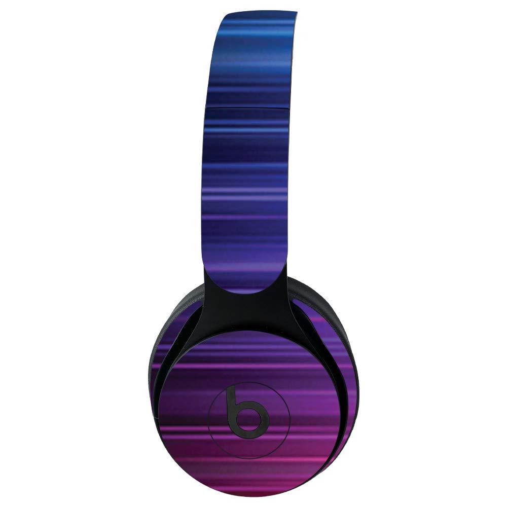 MightySkins Vinyl Decal Wrap Cover for Beats Solo Pro Wireless Headphones - Rainbow Streaks | Protective & Durable Skin | Easy to Apply & Remove | Made in USA | Perfect for Gym, Travel & Daily Use