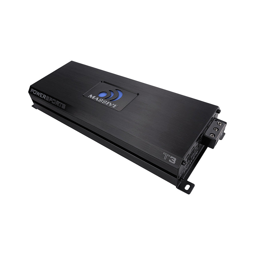 T3 1400W RMS @ 1 Ohm Mono Block Marine Amplifier - High Power Car Audio System for Boats, Vehicles & Outdoor Adventures