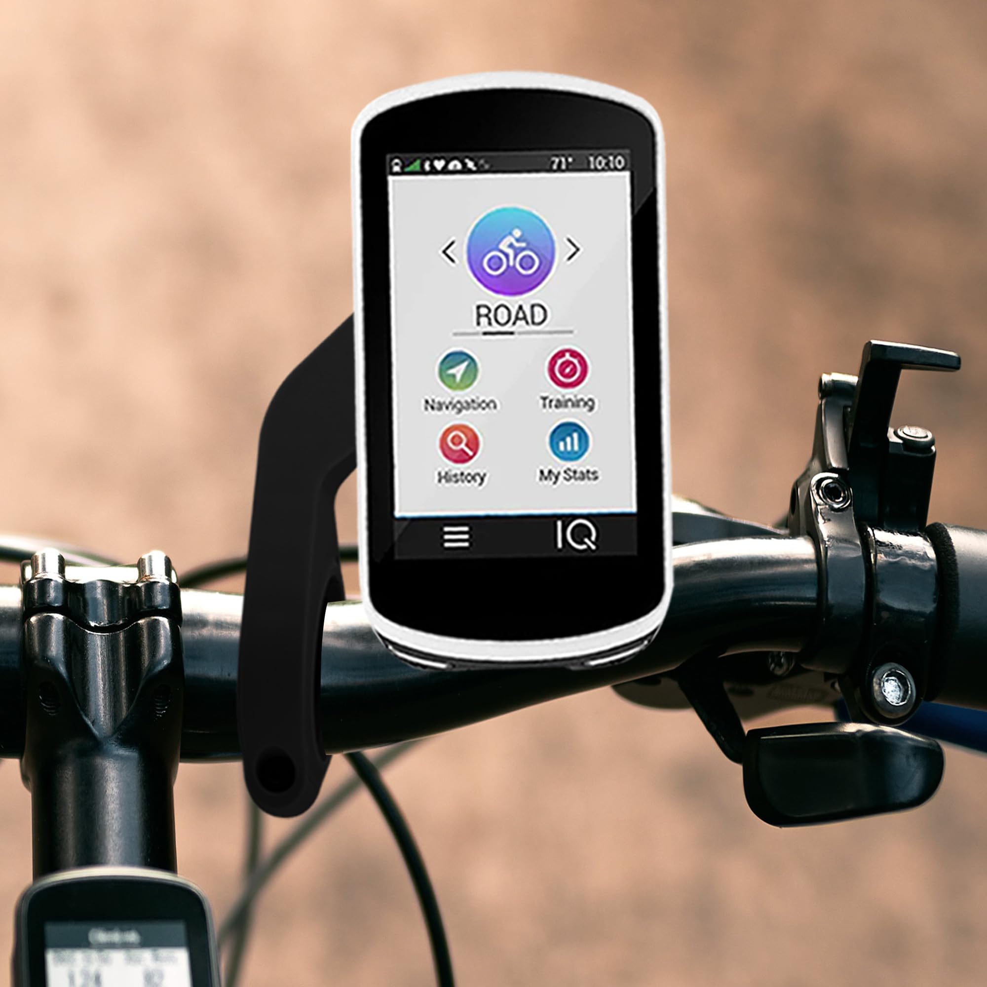 kwmobile Bike Handlebar GPS Mount Compatible with Garmin Edge - Outdoor Sports Accessory - Black - Perfect for Cycling, Hiking & Outdoor Adventures