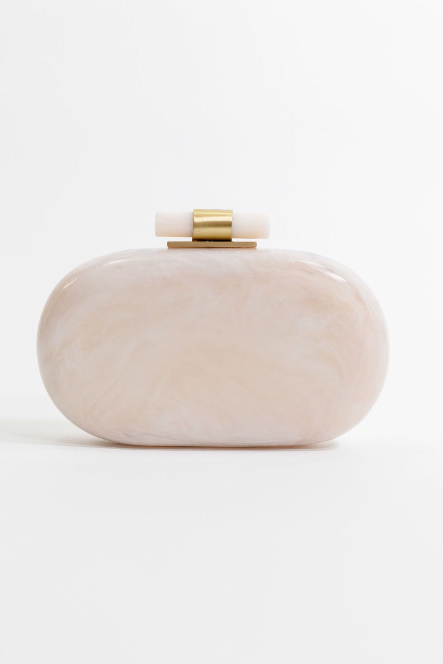 Ethereal Pearl Capsule Clutch Bag for Women - Elegant Evening Clutch for Parties, Weddings & Special Occasions