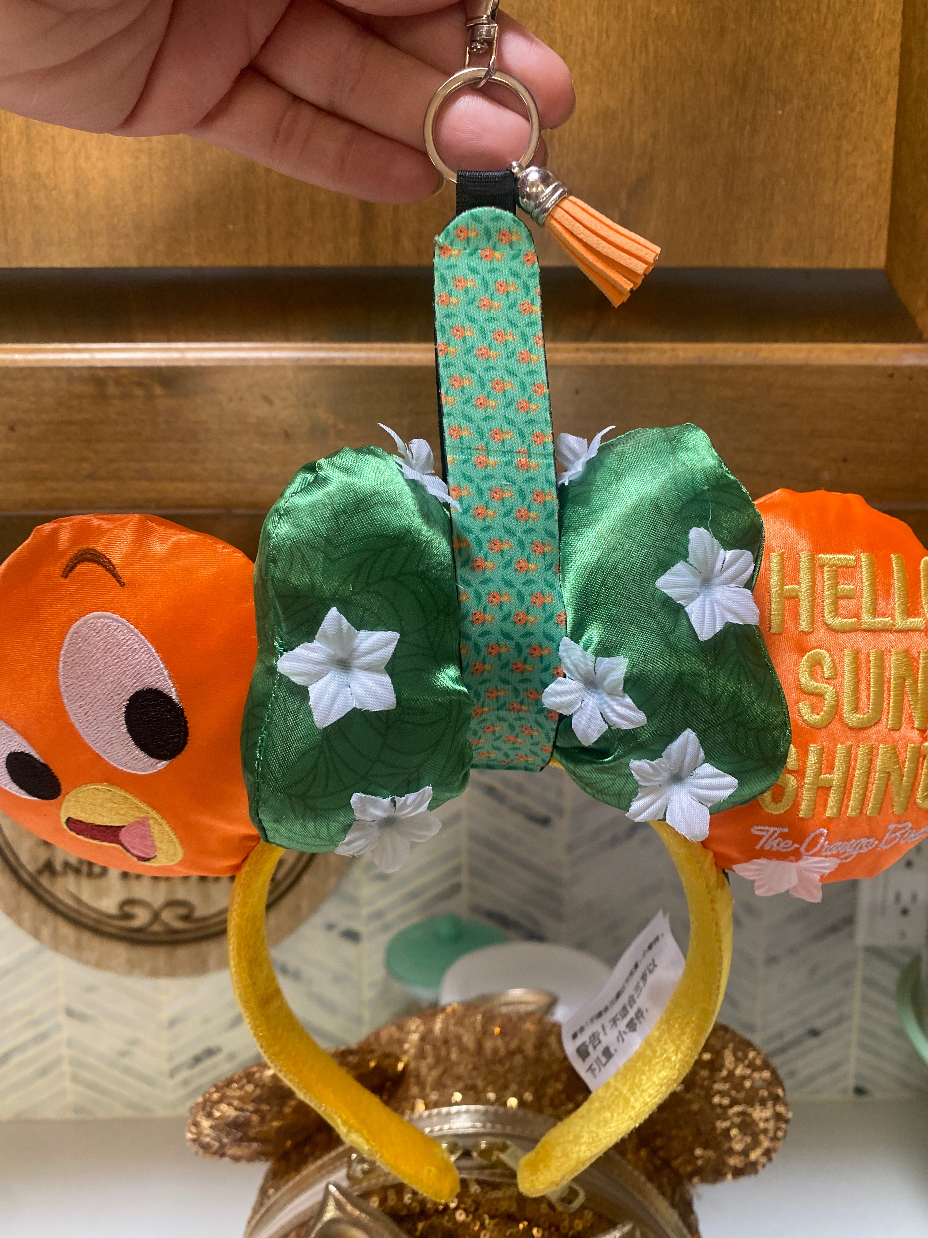 Orange Bird Wristlet Keychain - Cute Disney-Inspired Key Holder for Women & Girls | Perfect for Disney Parks, Key Organization, and Gift Giving