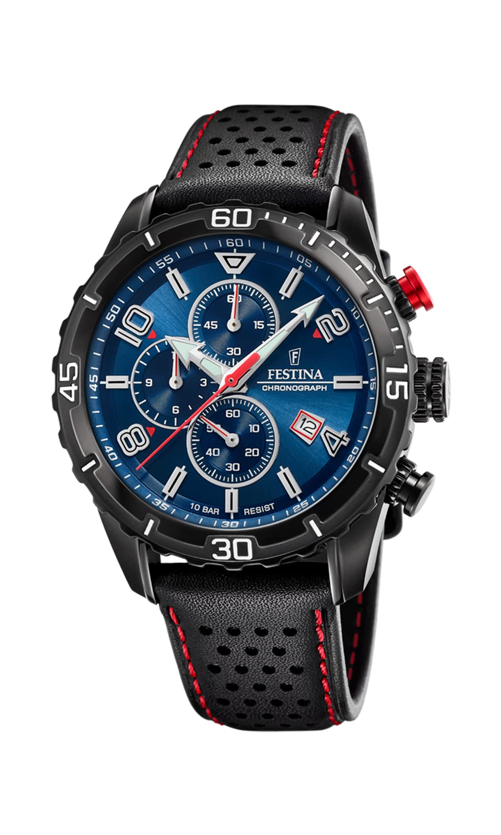 Festina F20519/2 Sport Watch for Men - Waterproof Chronograph with Date Display - Perfect for Running, Swimming & Outdoor Activities