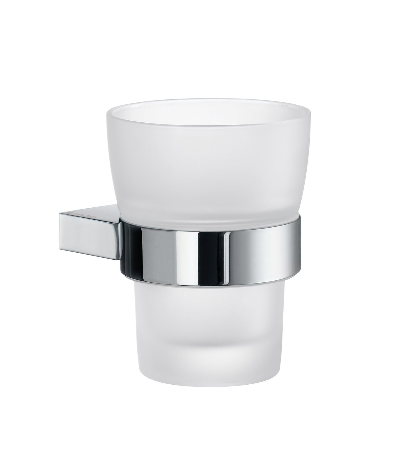 Polished Chrome AK343 Glass Tumbler Holder - Durable Drinkware Accessory for Home Bar, Office, and Restaurant Use