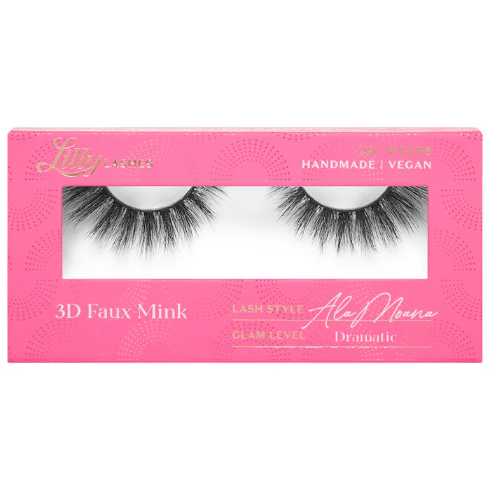 Reusable 3D Faux Mink Eyelashes - Natural Looking False Lashes for Everyday & Special Occasions | Lilly Lashes