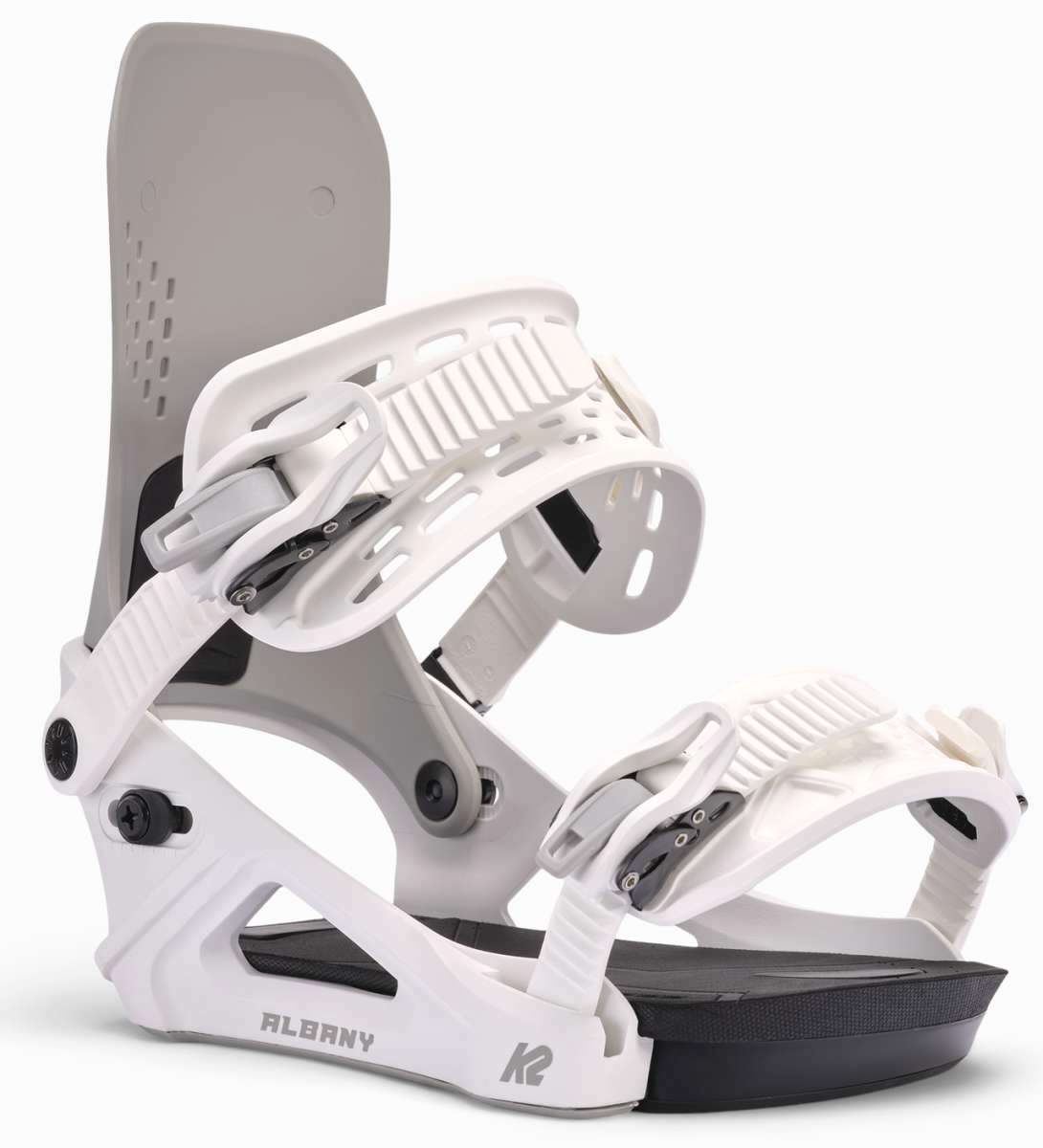 K2 Women's Albany Snowboard Bindings 2025 - Lightweight & Responsive for All-Mountain Riding - Perfect for Freestyle & Powder Snowboarding