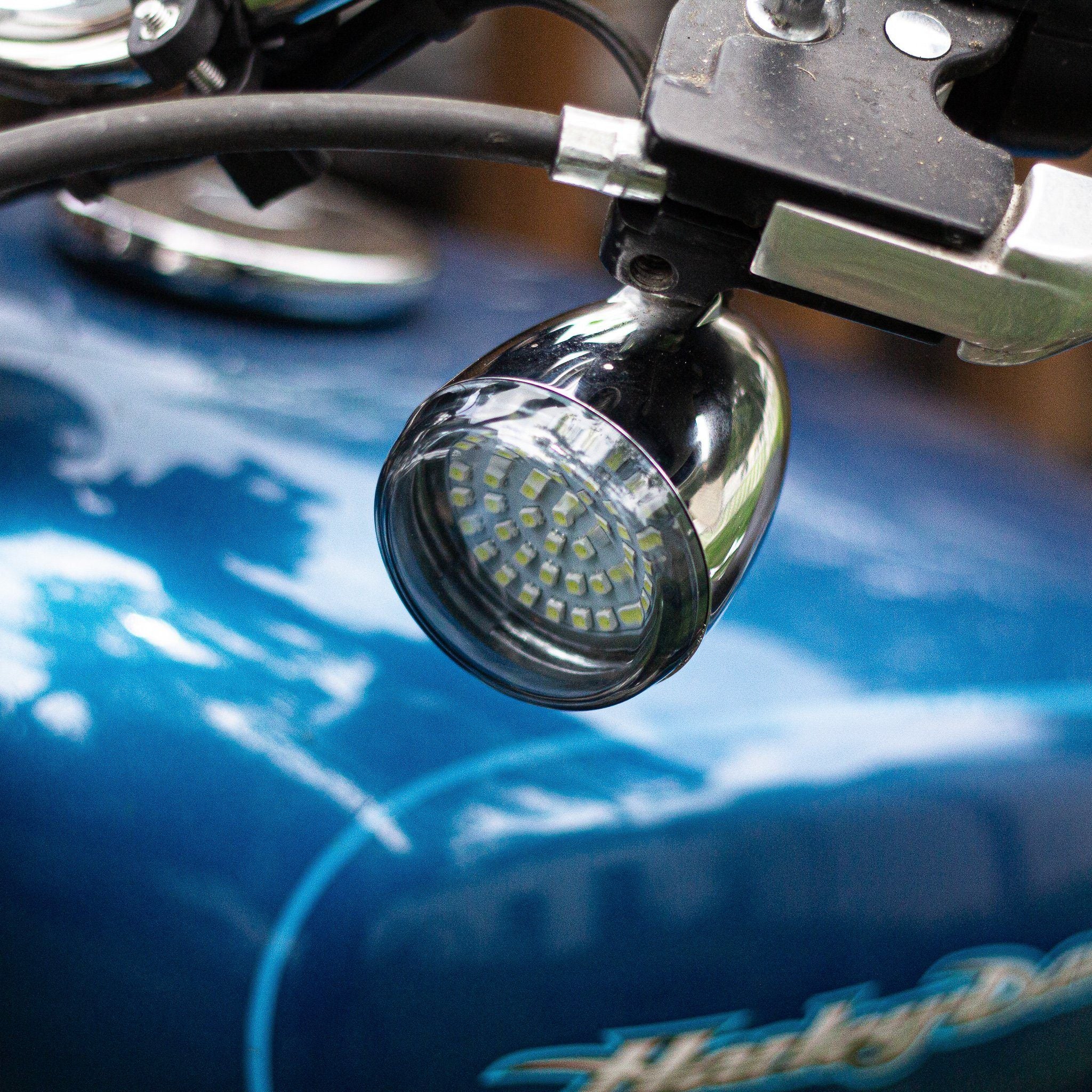 **Eagle Lights 2nd Gen LED Turn Signal Kit for Harley Davidson - Front 1157 & Rear 1156 Amber Lights - High Visibility for Day & Night Riding**
