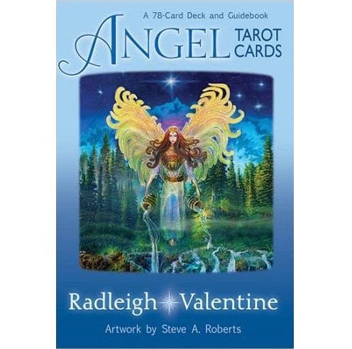 Angel Tarot Cards - 78-Card Deck with Guidebook for Divination, Spiritual Guidance & Angel Messages | Perfect for Meditation, Self-Discovery & Gift Giving