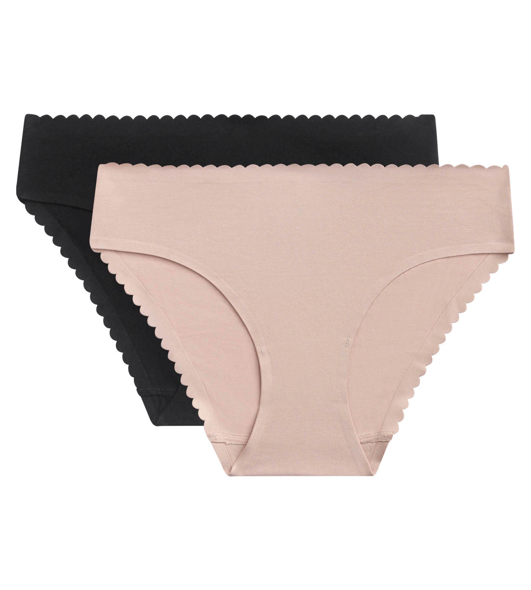 2 Pack Women's Cotton Stretch Underwear - Comfortable & Breathable Panties for Everyday Wear - Perfect for Work, Lounge & Sleep