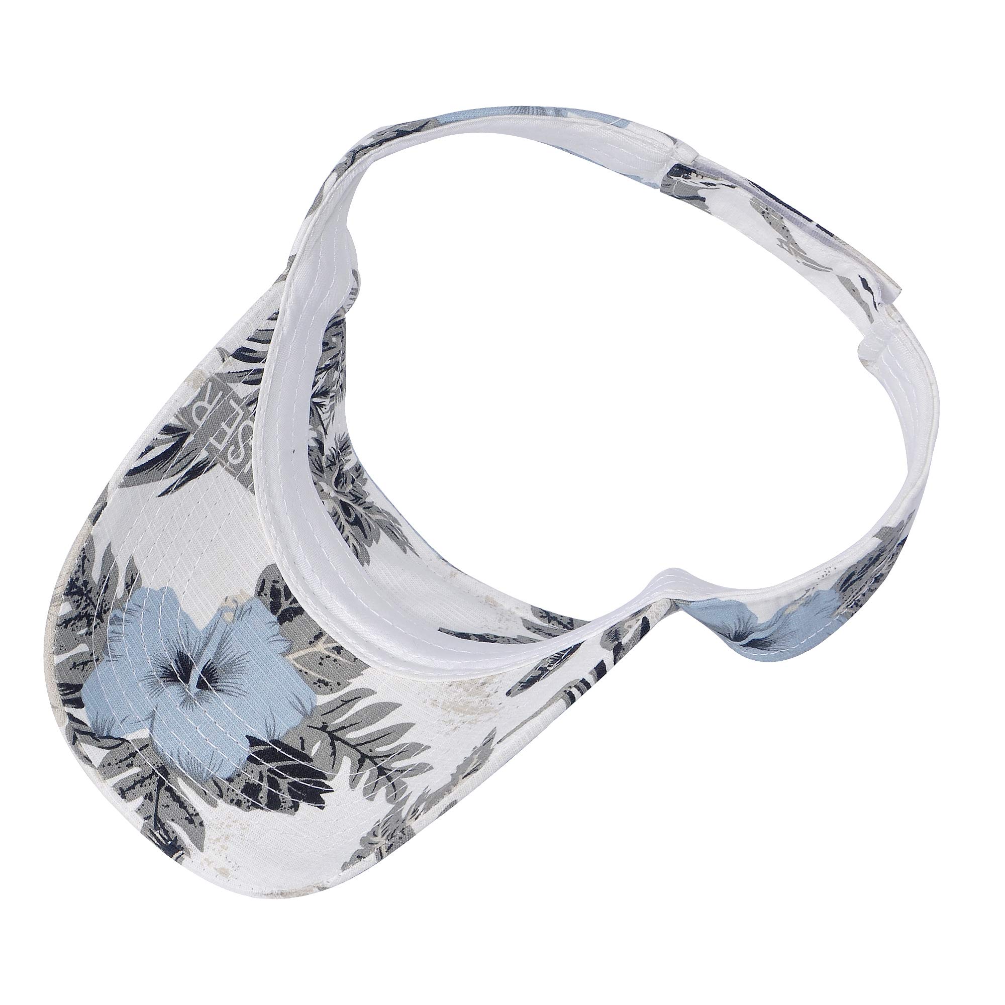 ZLYC Custom Printed Sports Sun Visor Hats for Women & Girls - UV Protection Running Golf Tennis Outdoor Activities