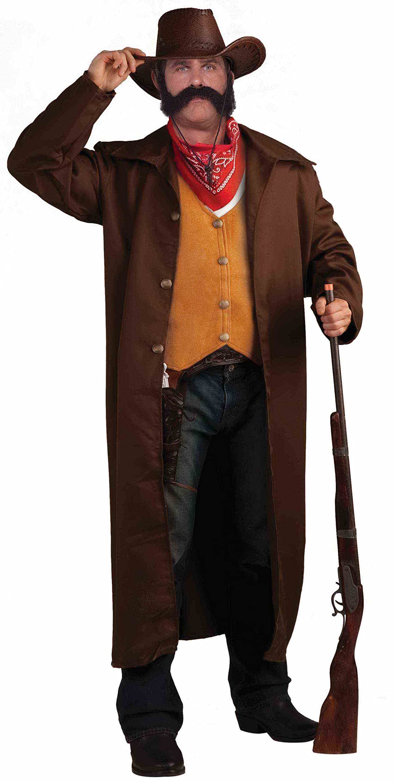Men's Gunfighter Costume - Western Outlaw Cowboy Halloween Costume Set for Adults | Perfect for Halloween Parties, Cosplay, and Themed Events