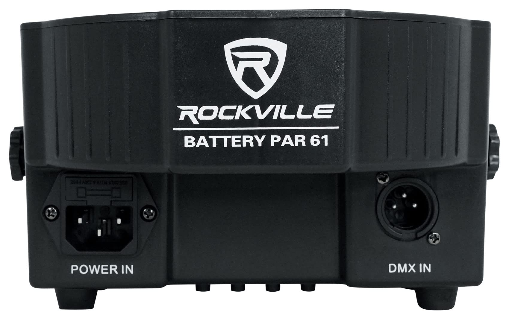 Rockville 4-Pack Rechargeable PAR 61 RGBWA+UV LED DJ Lights with DMX Control, Remote & Carrying Bags - Perfect for Stage Lighting, Nightclubs, and Live Events