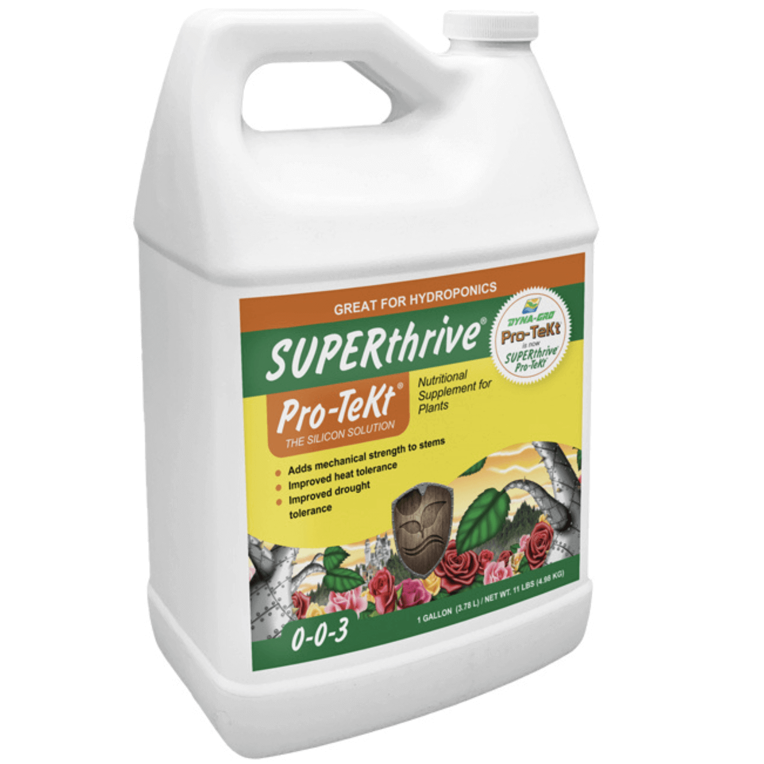 Dyna Gro SUPERthrive Pro TeKt 1 Gallon - Premium Plant Nutrient Solution for Hydroponics, Soil & Gardening | Ideal for Indoor Plants, Greenhouses & Organic Farming