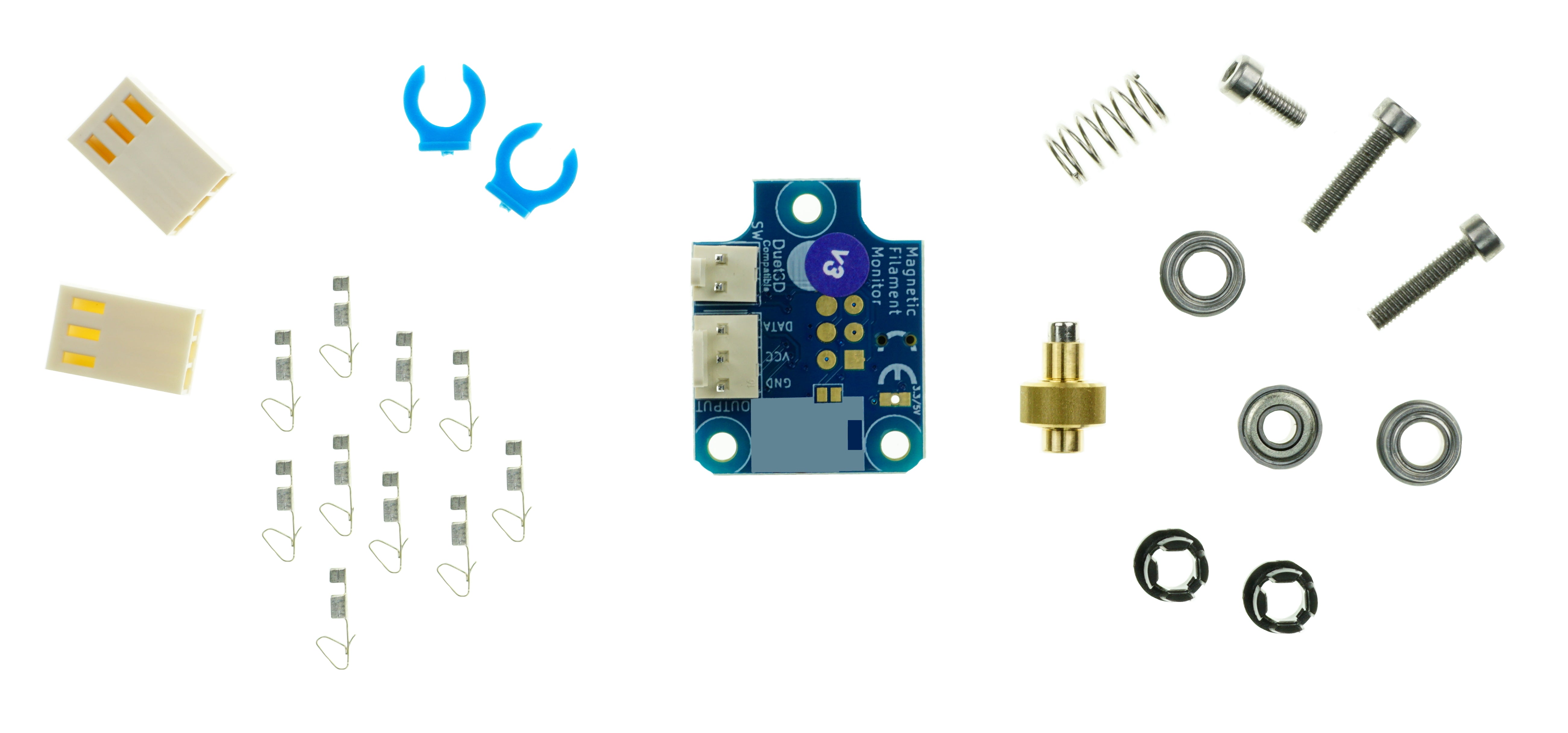 Duet 3D Printer Filament Sensor - Real-Time Monitoring for Smooth 3D Printing | Perfect for Home & Professional 3D Printing Projects