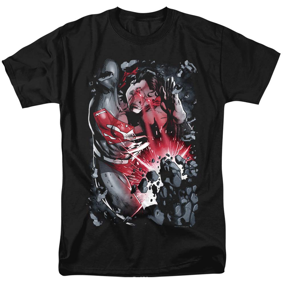 Superman Heat Blast Graphic T-Shirt for Men & Women | Unisex Superhero Tee | Casual Wear & Cosplay Outfit