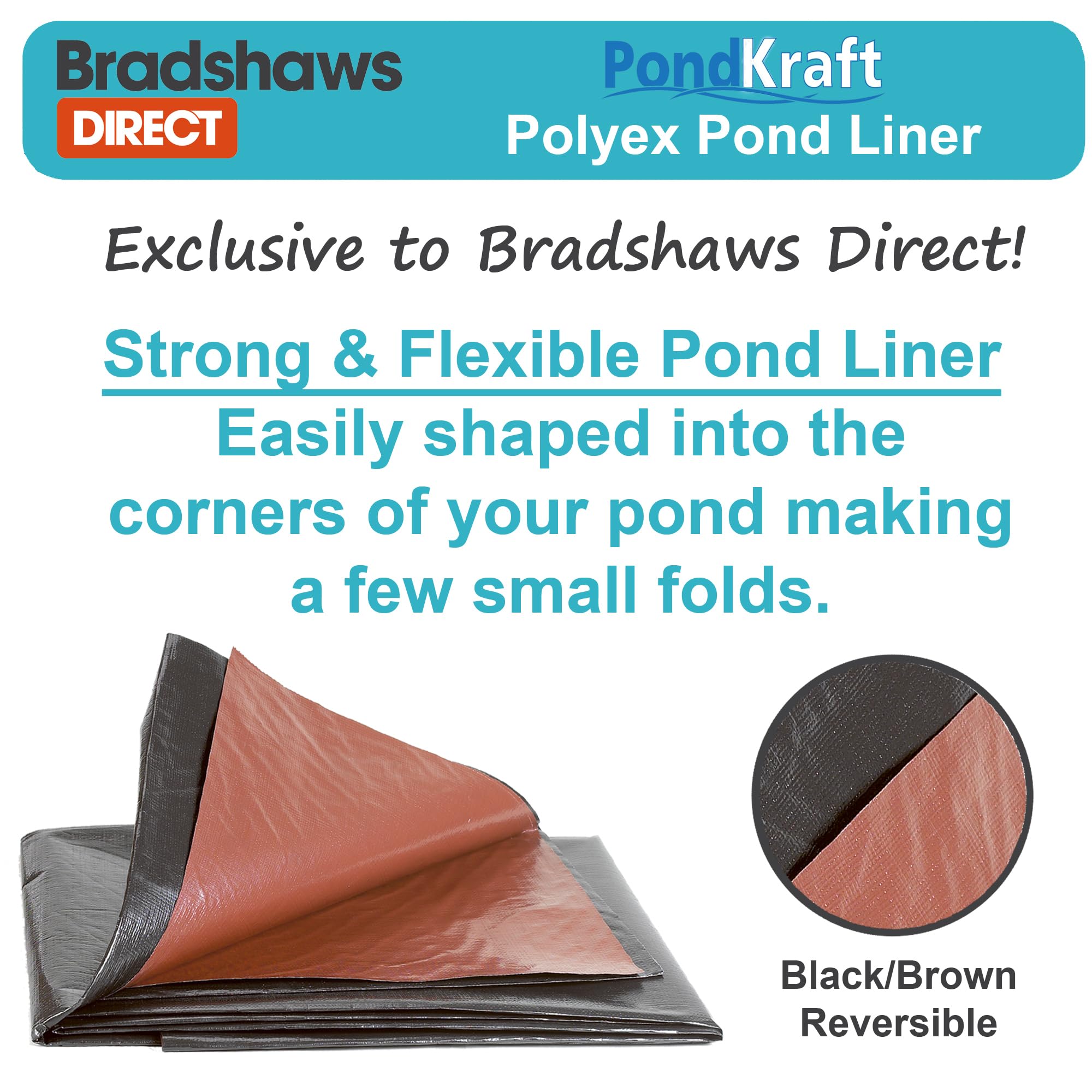 Polyex Water Garden Koi Fish Pond Liner 26' 2