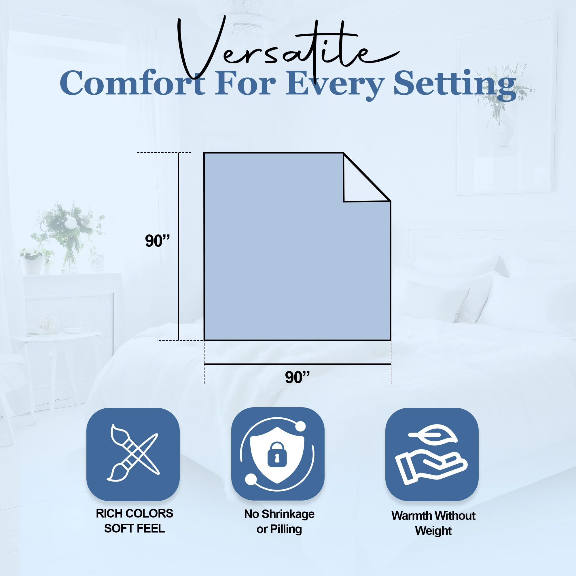 Thermee Micro Flannel Queen Size Sheet Set - 18