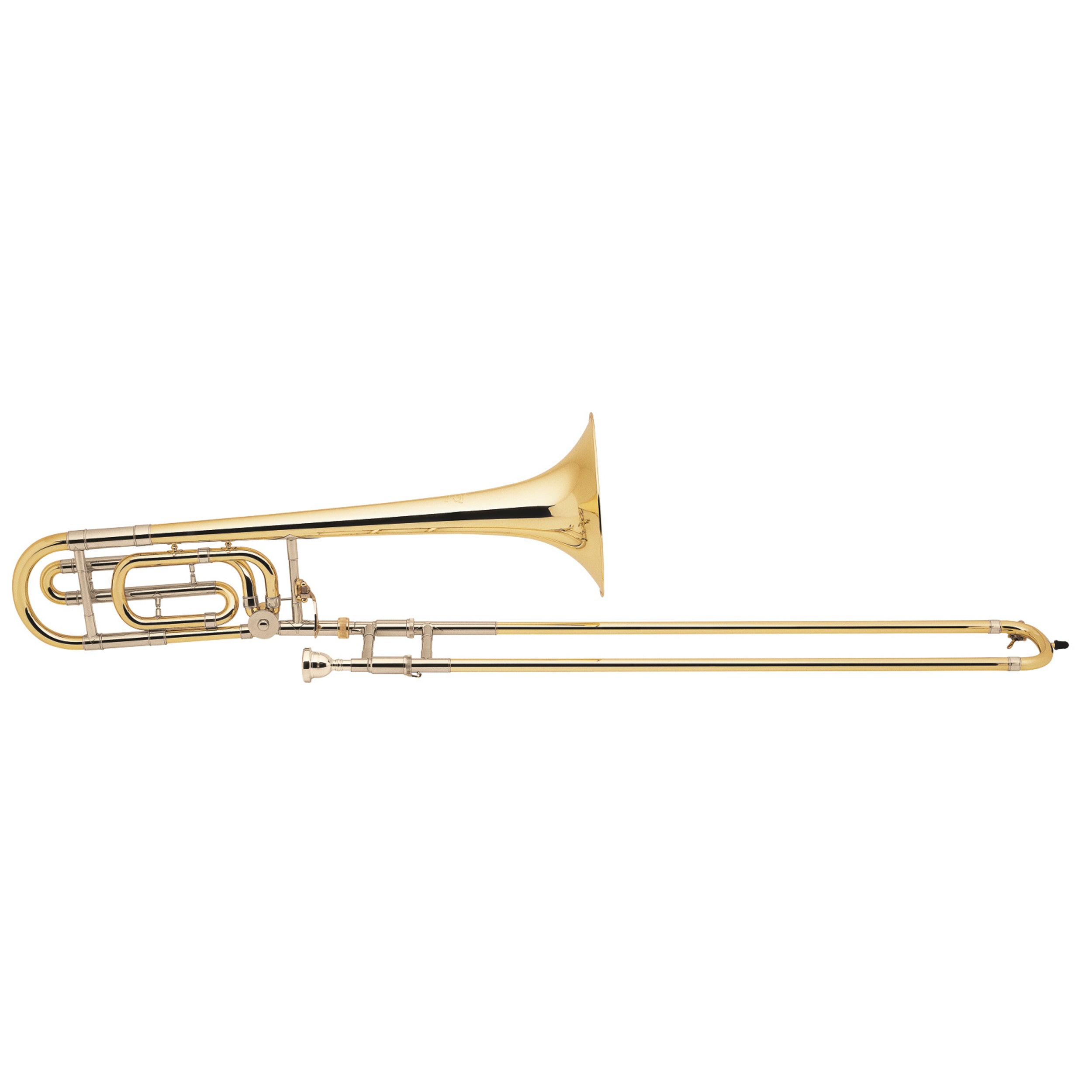 Bach 36B Stradivarius Tenor Trombone with F Attachment - Yellow Brass Bell - Professional Brass Instrument for Jazz, Orchestra & Concert Performances
