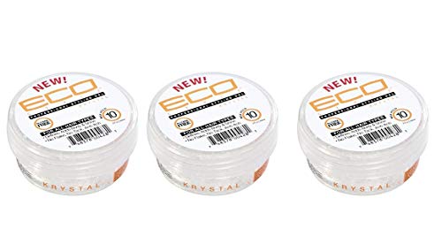 Eco Style GelKrystal Travel Size 3oz - 3 Pack | TSA Approved Liquid Gel for Air Travel | Perfect for Carry-On Toiletries, Gym Bags & Vacation Essentials