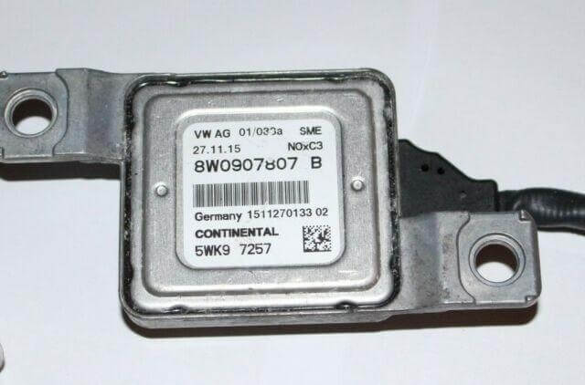 Audi A4 8W B9 3.0 NOx Sensor - 8W0907807B 5WK97257 SME NOXC3 Nitrogen Oxides Sensor Replacement - Compatible with 2016-2020 Audi A4 Models | Engine Performance & Emissions Control Solution