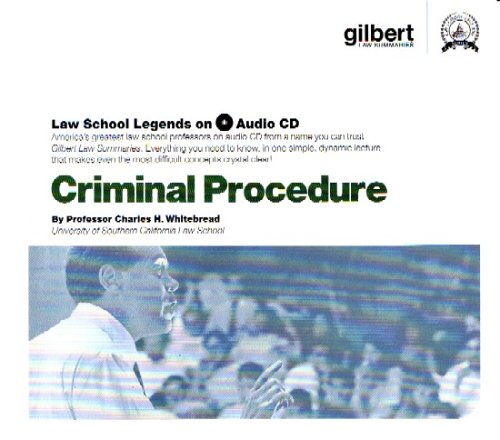 Criminal Procedure Law School Legends Audio Series - Study Guide for Law Students & Bar Exam Prep | Perfect for Commuting & Self-Study
