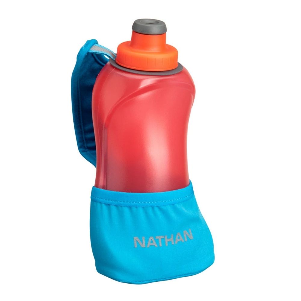 Nathan QuickSqueeze Lite Handheld 18oz Water Bottle - BPA Free Leak Proof Sports Water Bottle for Running, Cycling, Hiking & Gym Workouts