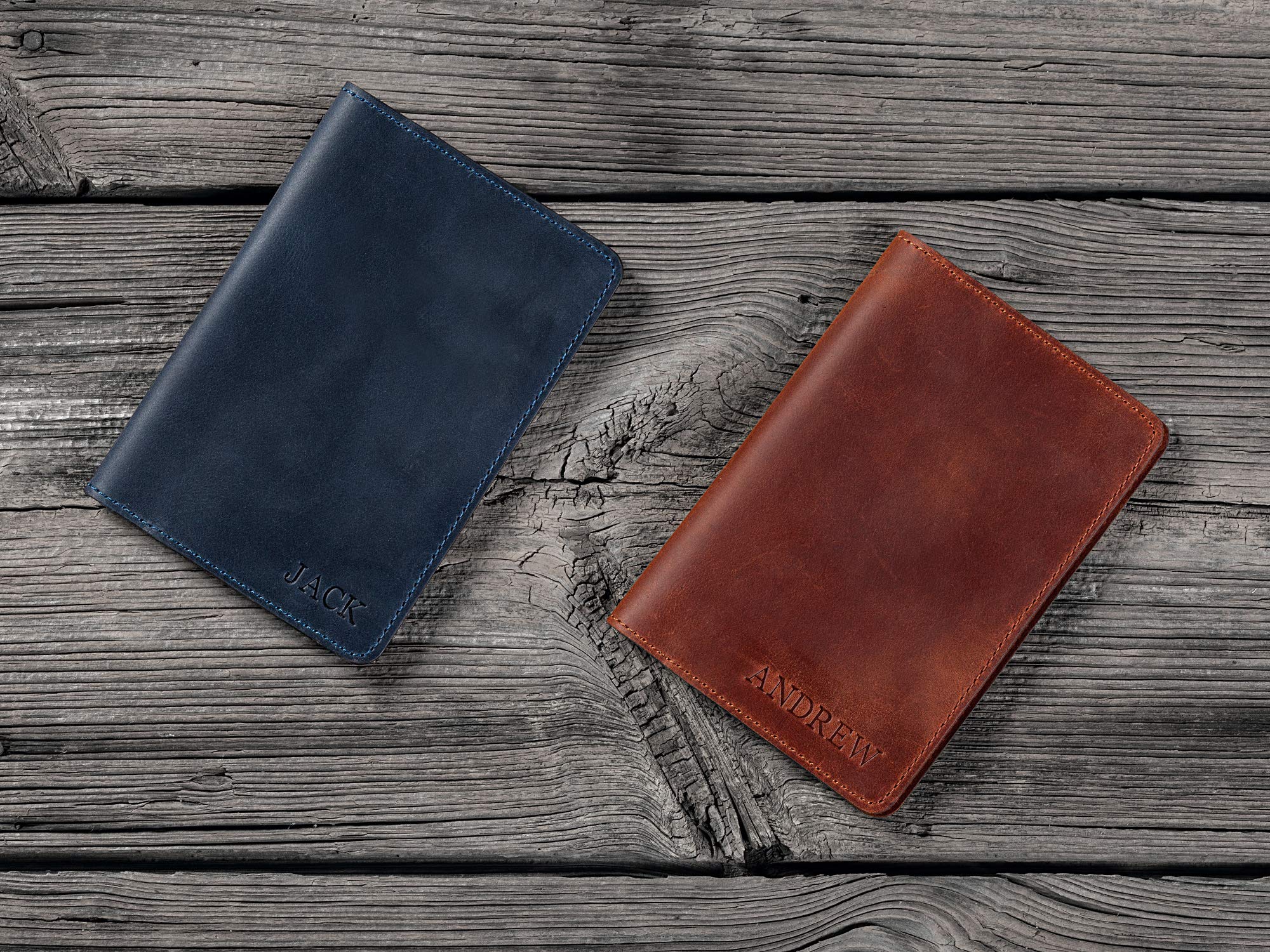 Personalized Leather Journal Cover with Refillable Notebook - Custom Travelers Notebook in A6 (4x6), B6 (5x7), A5 (6x8.5) Inches - Perfect for Travel, Journaling & Gift Giving