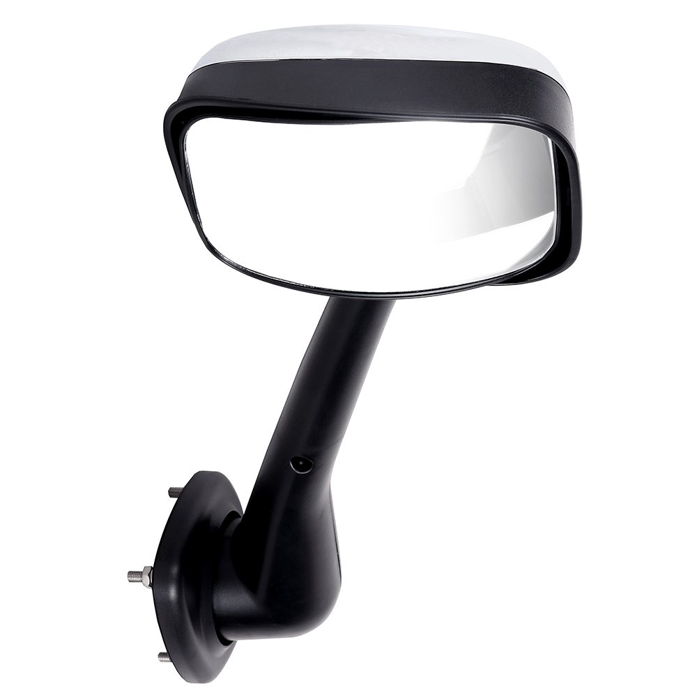 ROADFAR Chrome Side Door Mirrors for 2008-2016 Freightliner Cascadia Trucks - Left & Right Manual Control Truck Hood Mirrors | Improved Visibility for Highway Driving & Parking