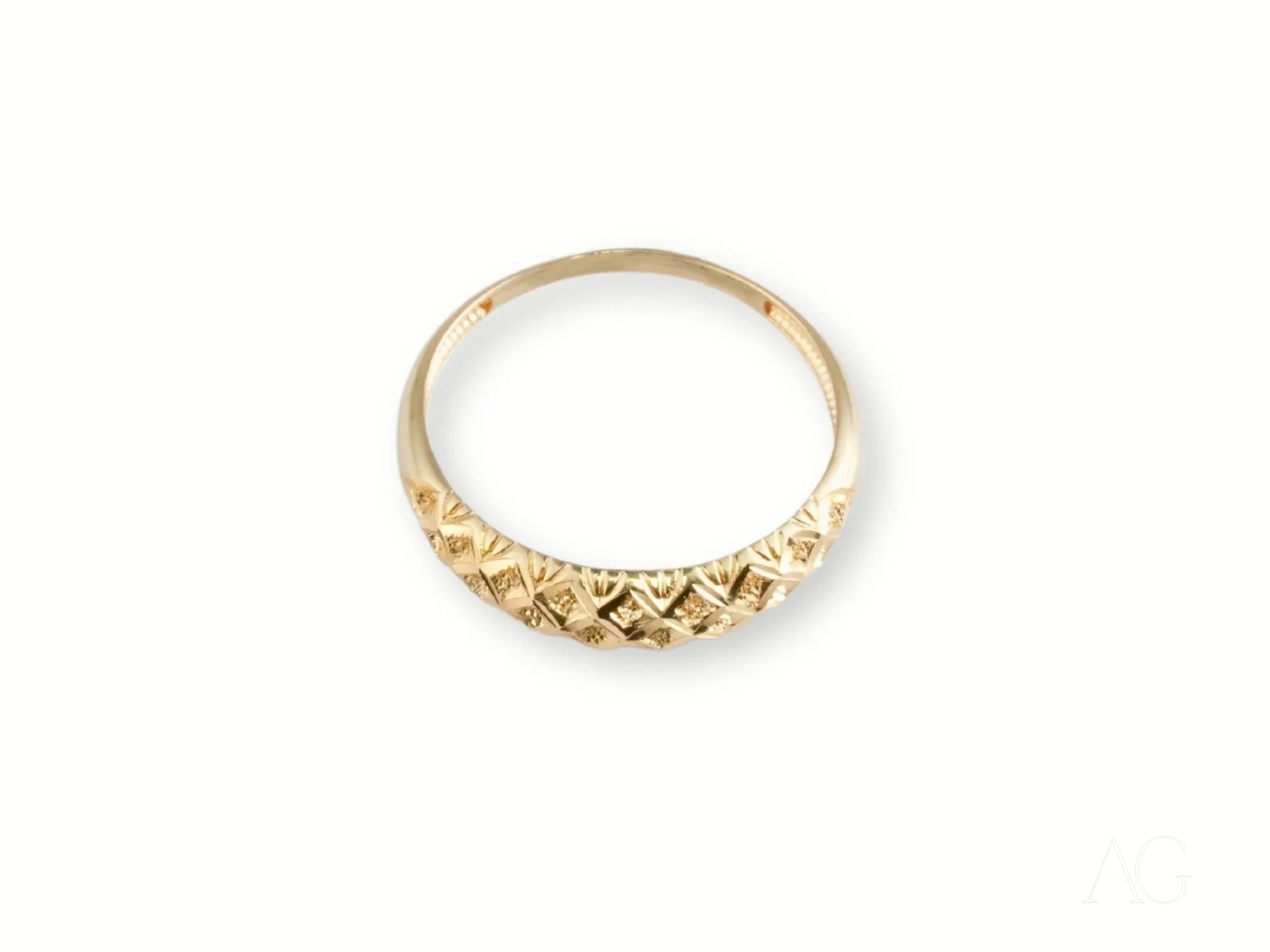 18k Gold Aparador Ring for Women - Elegant & Durable Jewelry Gift for Anniversary, Wedding, or Special Occasions