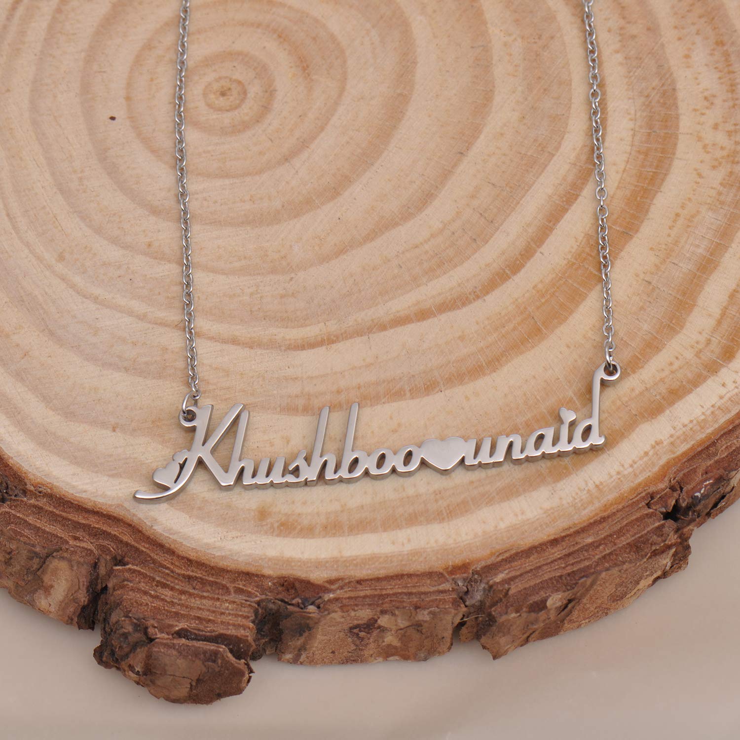 Personalized Name Necklace - Custom Sophia Rose Engraved Jewelry for Women | Perfect Gift for Birthday, Anniversary & Valentine's Day