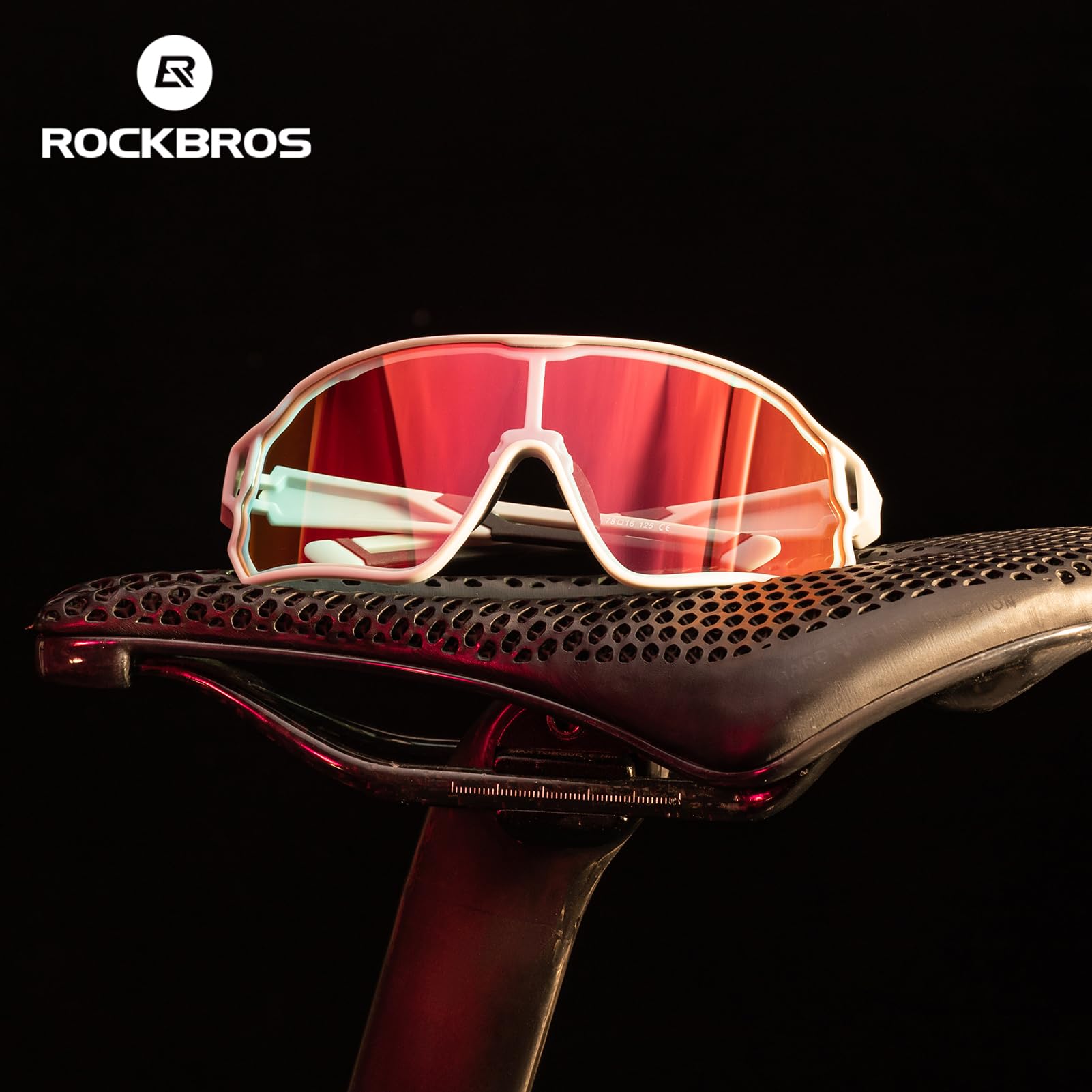 ROCKBROS Photochromic Cycling Sunglasses for Men - UV Protection, Lightweight & Anti-Fog Sports Bike Glasses for Road Biking, Mountain Cycling & Outdoor Activities