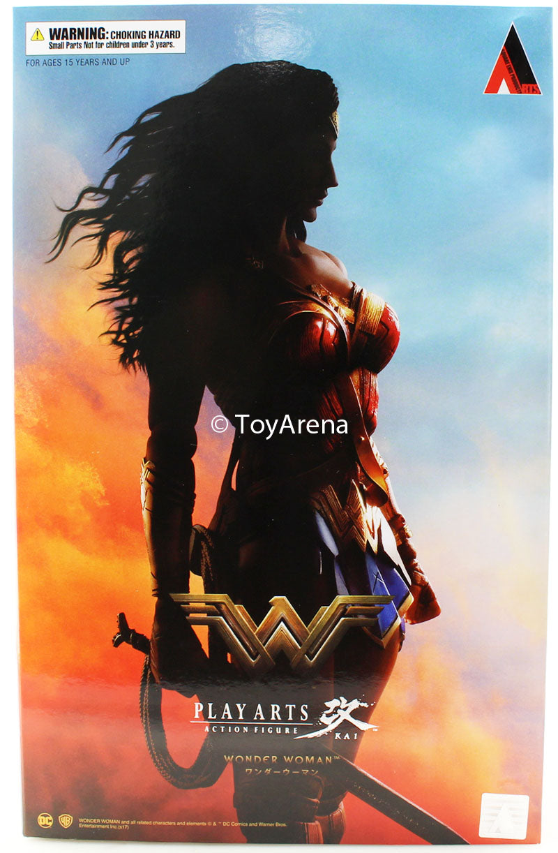 DC Universe Wonder Woman Variant Play Arts Kai Action Figure - Collectible Superhero Toy for Display & Gifts - Perfect for Fans, Collectors & Home Decor