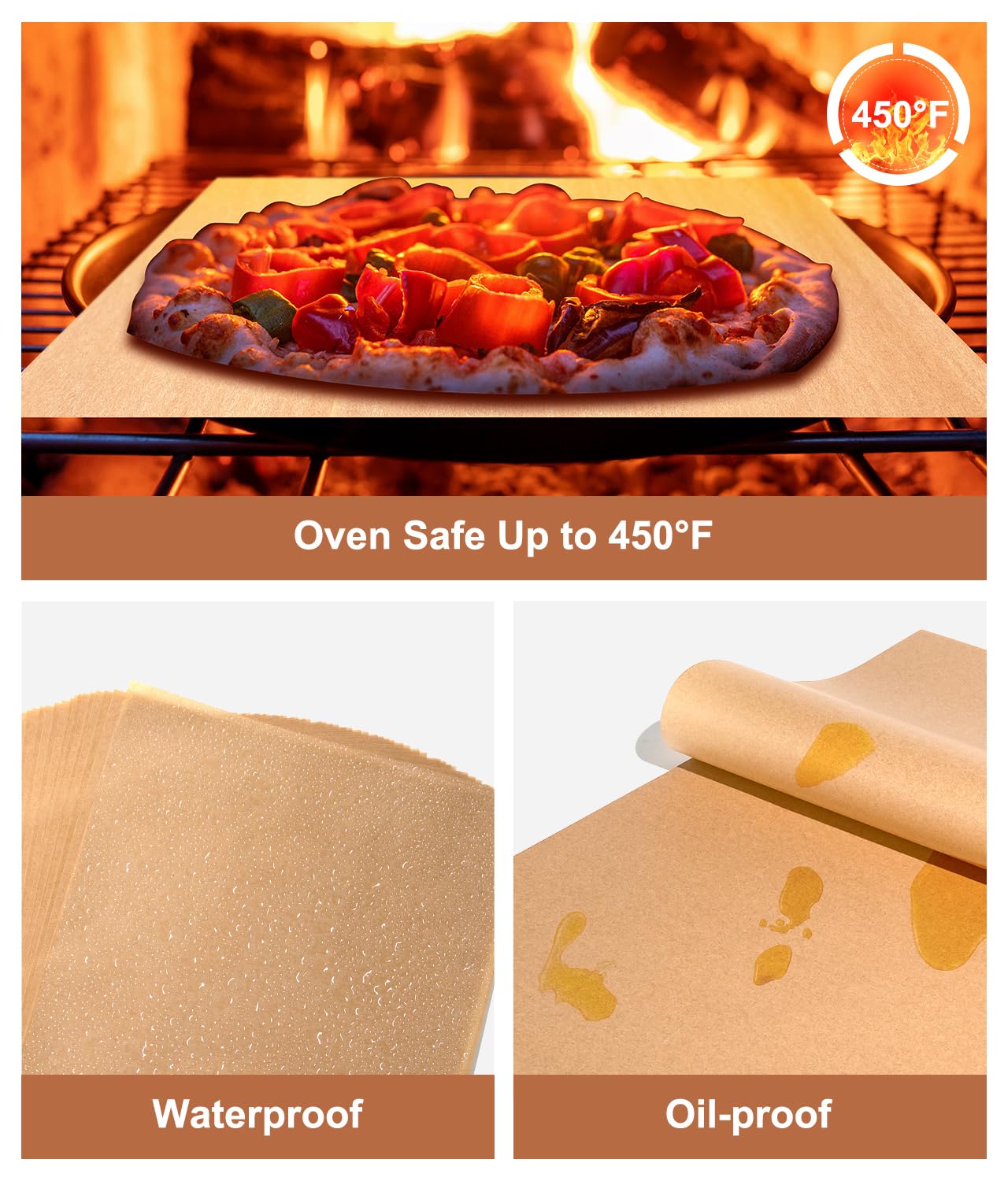 220 PCS 8 Inch Unbleached Air Fryer Parchment Paper Liners - Non Stick Square Baking Sheets for Air Fryer, Oven & Steamer - Perfect for Healthy Cooking, Roasting & Meal Prep