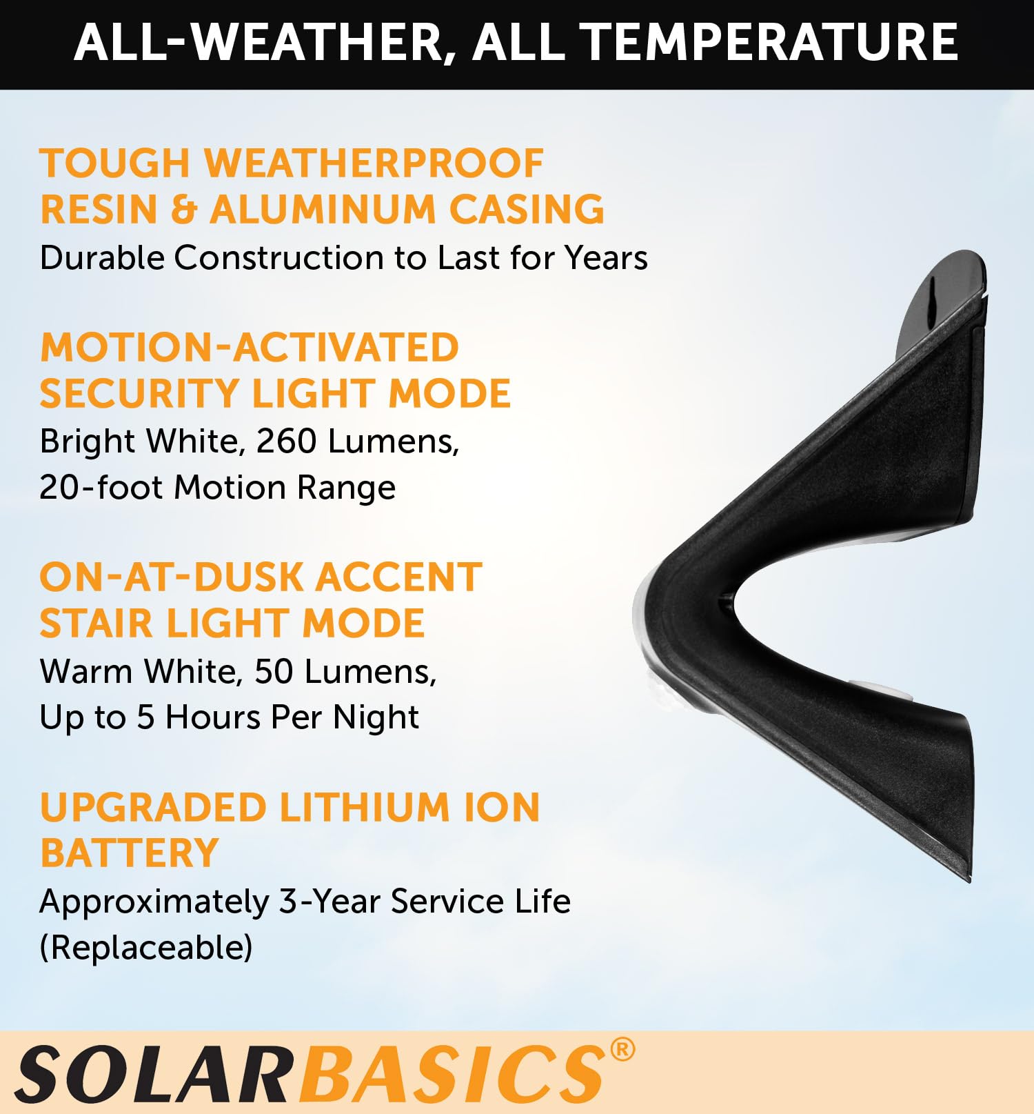 Solar Powered LED Outdoor Security Lights with Motion Sensor - Waterproof Wall Lighting for Steps, Stairs & Pathways - Dusk to Dawn & Accent Modes - Weather Resistant Resin Housing (4 Pack) - Perfect for Porch, Garage, Garden & Driveway Safety Lighting