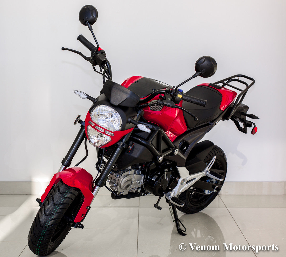 Venom X21R 125cc 4-Speed Gas Motorcycle - Dirt Bike for Off-Road Trail Riding & Adventure Sports