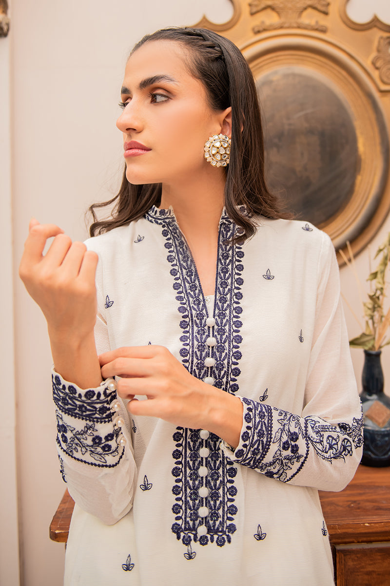 AIREEN Embroidered Shirt for Women - Stylish Floral Design Casual Blouse - Perfect for Office, Date Night & Summer Outfits