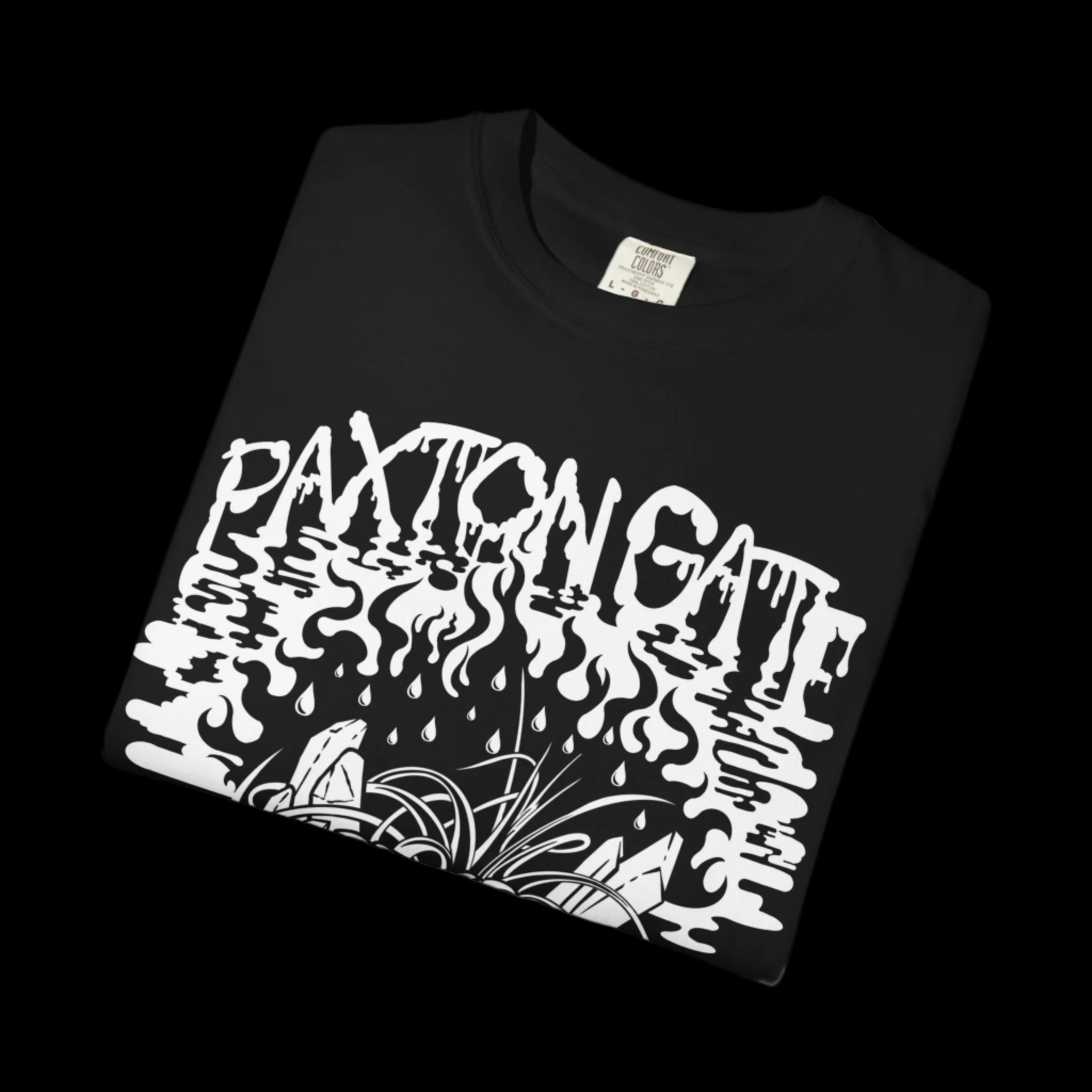 Unisex Floods, Fire & Plagues Graphic T-Shirt by Megan Lees - Casual Streetwear for Men and Women | Perfect for Concerts, Festivals & Everyday Wear