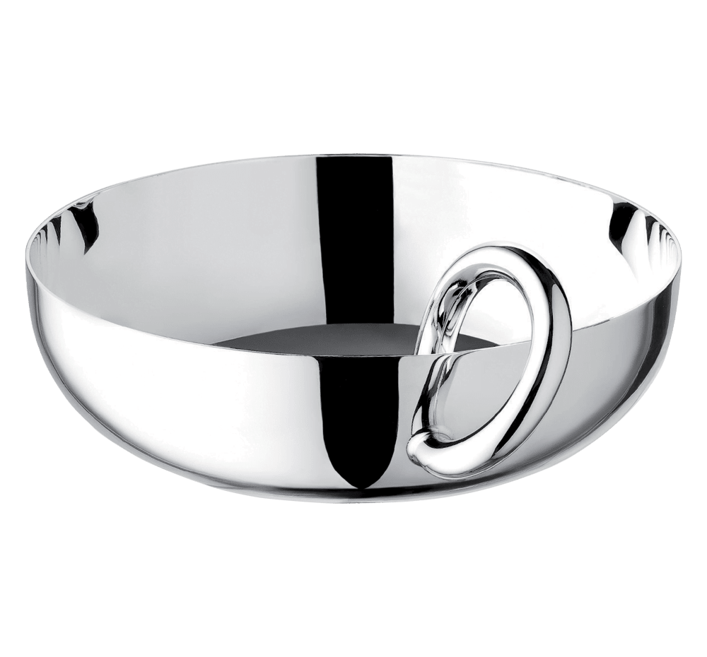 Christofle Silver Plated Vertigo Trinket Bangle Bowl - Elegant Jewelry Organizer for Bracelets, Rings & Small Accessories | Perfect for Vanity, Dresser & Bathroom Decor